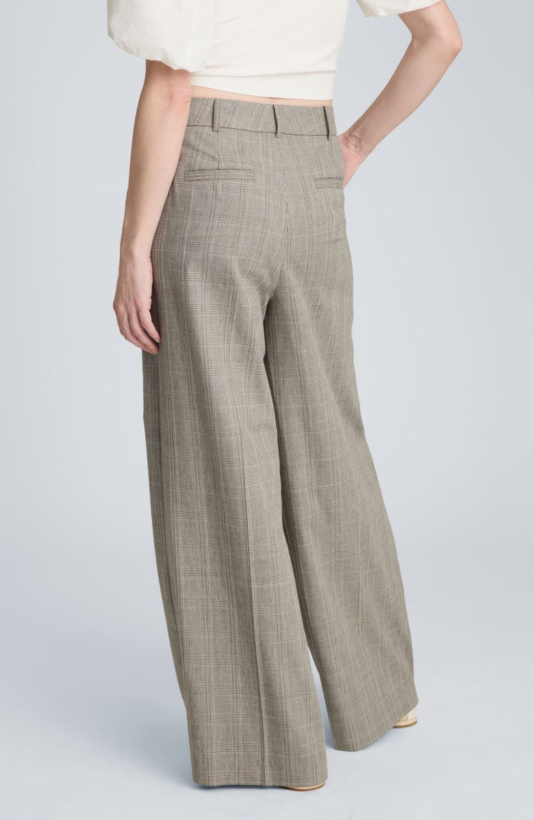 Kenneth Cole Double Pleat High Waist Wide Leg Pants, Alternate, color, 