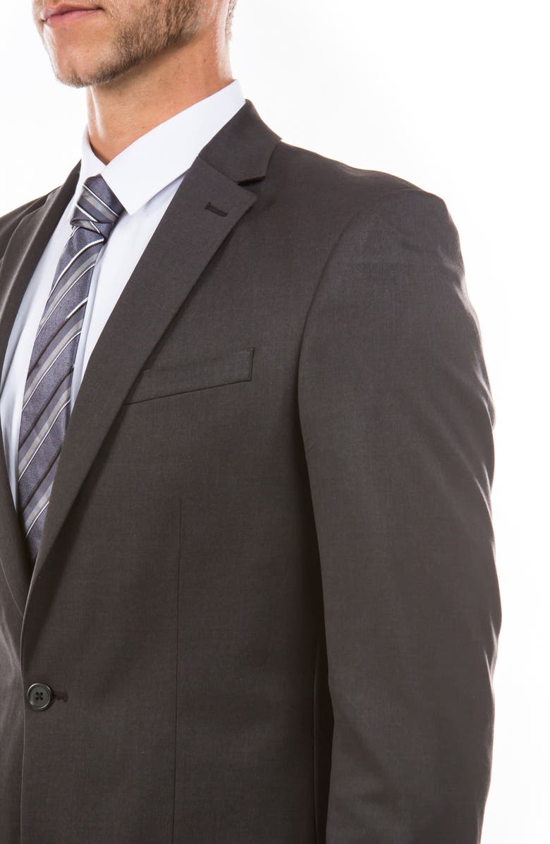 ZEGARIE Darcon Single Blazer Jacket, Alternate, color, Dark Grey