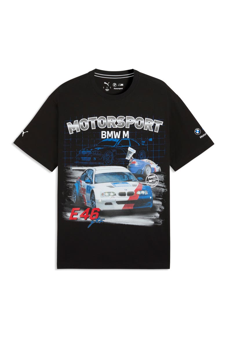 BMW M Motorsport Cotton Graphic T-Shirt, Main, color, PUMA BLACK