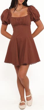 Petal & Pup Anora Puff Sleeve Minidress