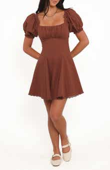 Anora Puff Sleeve Minidress