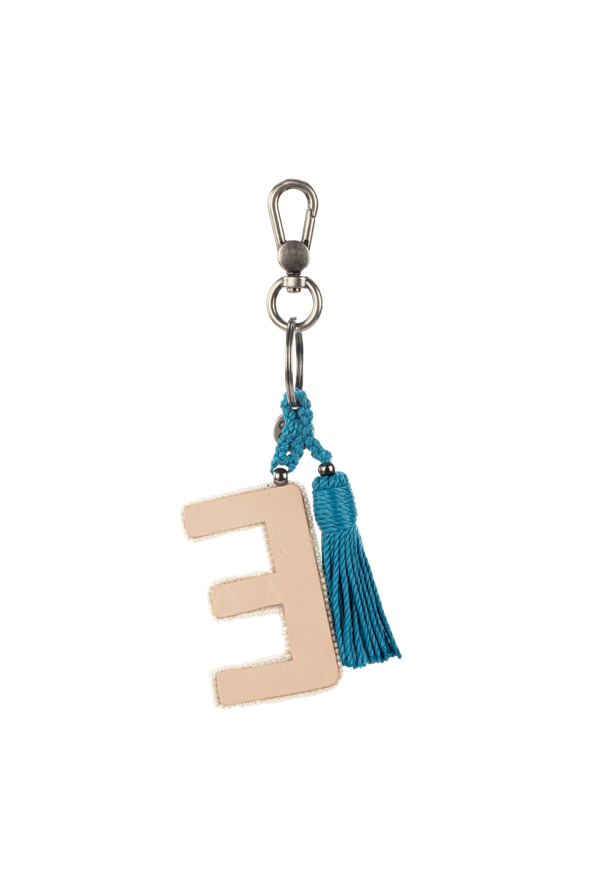 Yarnicharmz Hand Crochet Dangle - Letters, Alternate, color, E