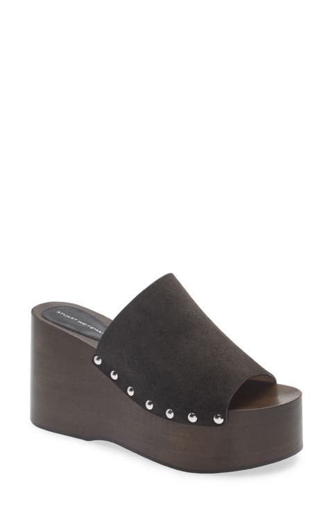 <p>Kate Studded Wedge Platform Slide Sandal (Women)</p>
