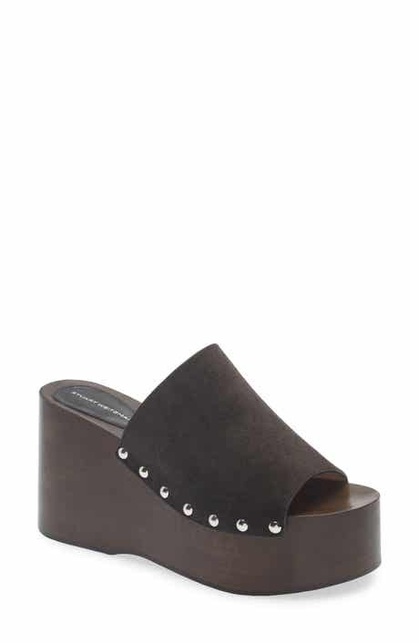 Kate Studded Wedge Platform Slide Sandal