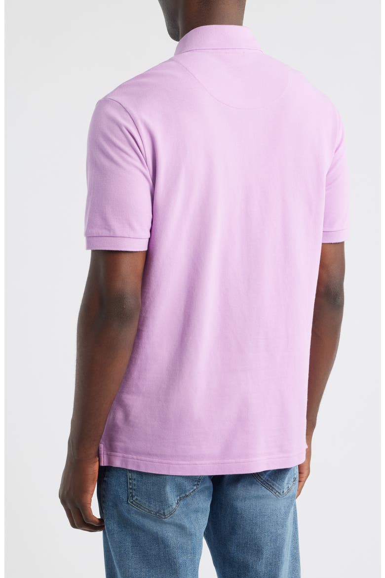 Roma Solid Cotton Piqué Polo, Alternate, color, VIOLA