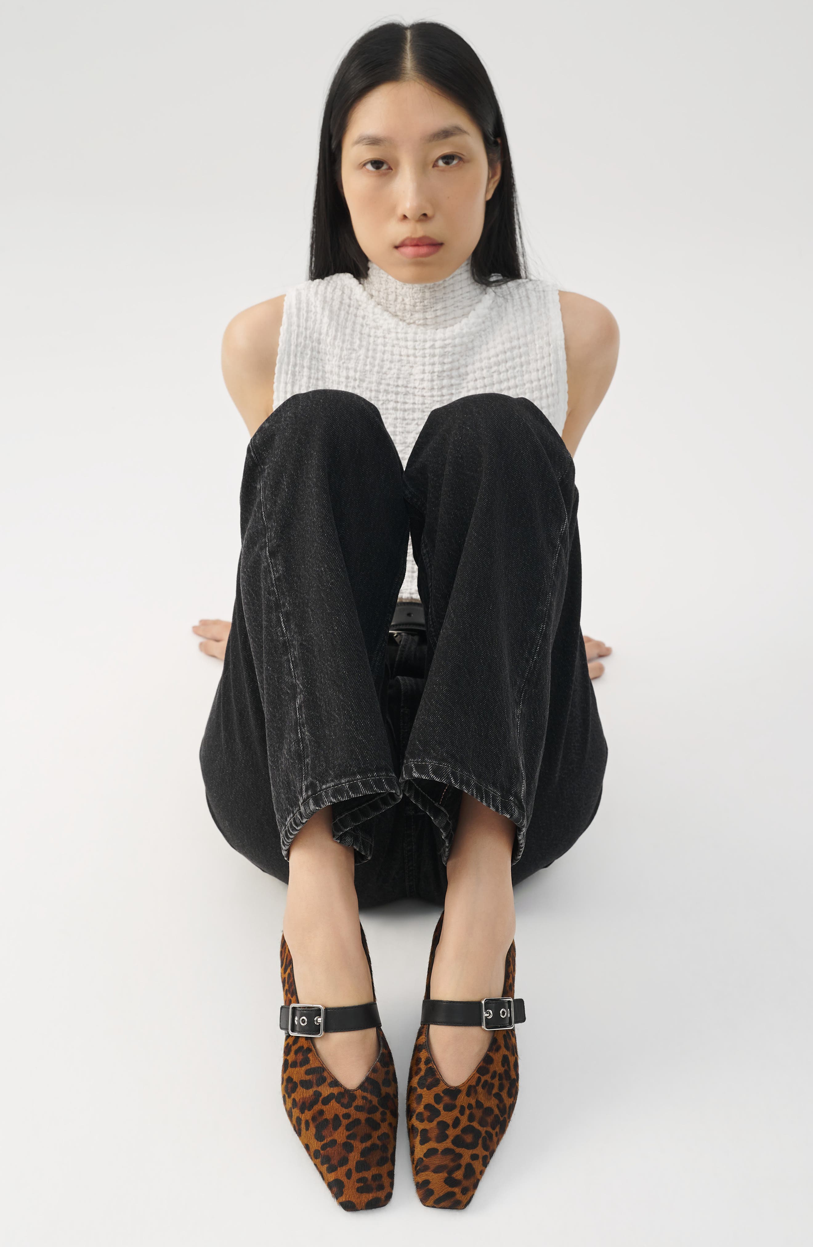 Vagabond Shoemakers Wioletta Genuine Calf Hair Flat, Alternate, color, Multi Brown