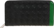 Bottega Veneta Intrecciato Zip Around Wallet
