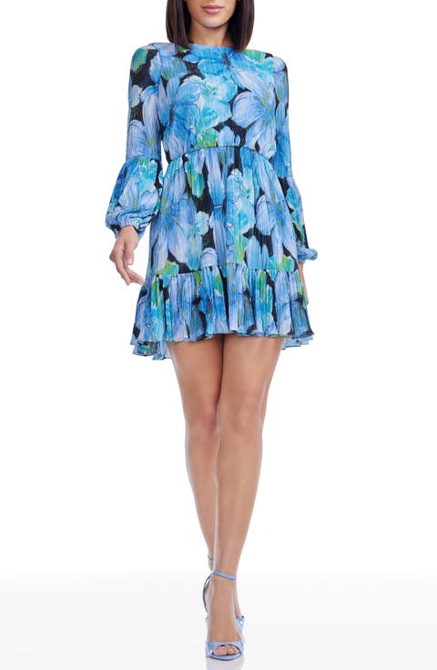 Aulani Floral Long Sleeve Minidress