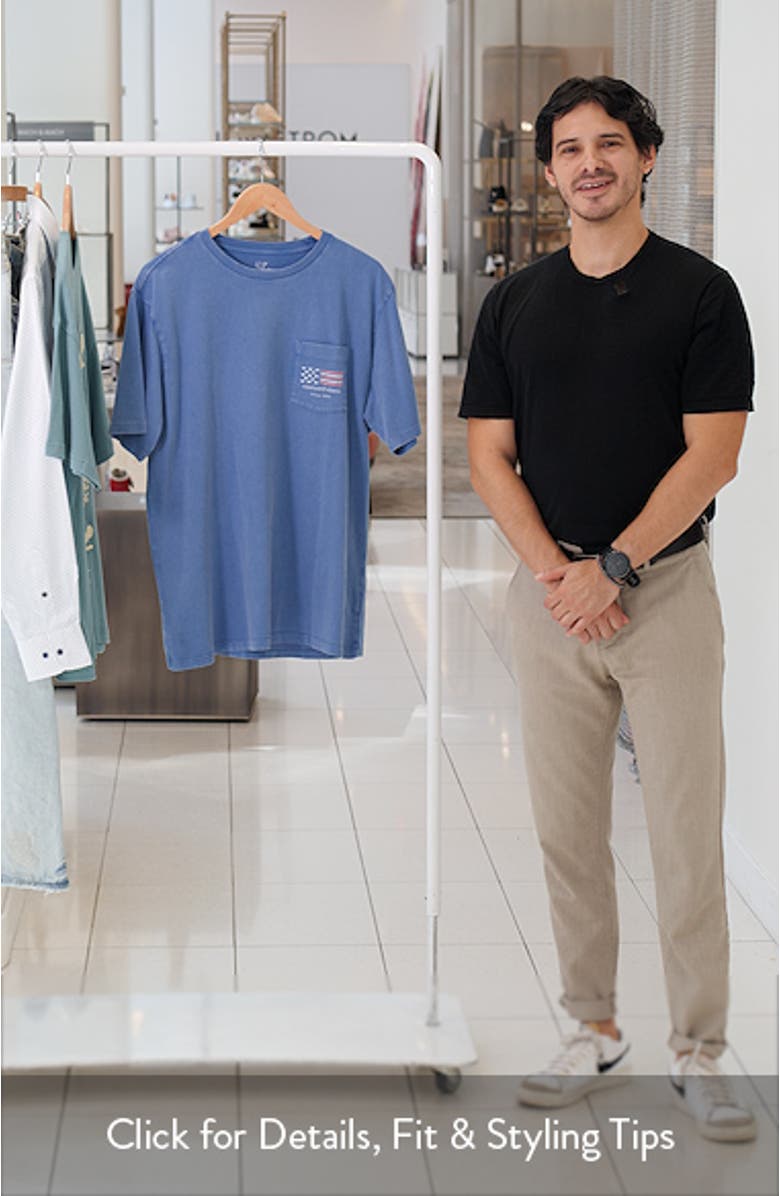 Surf Minimal Flag Graphic T-Shirt, sales video thumbnail