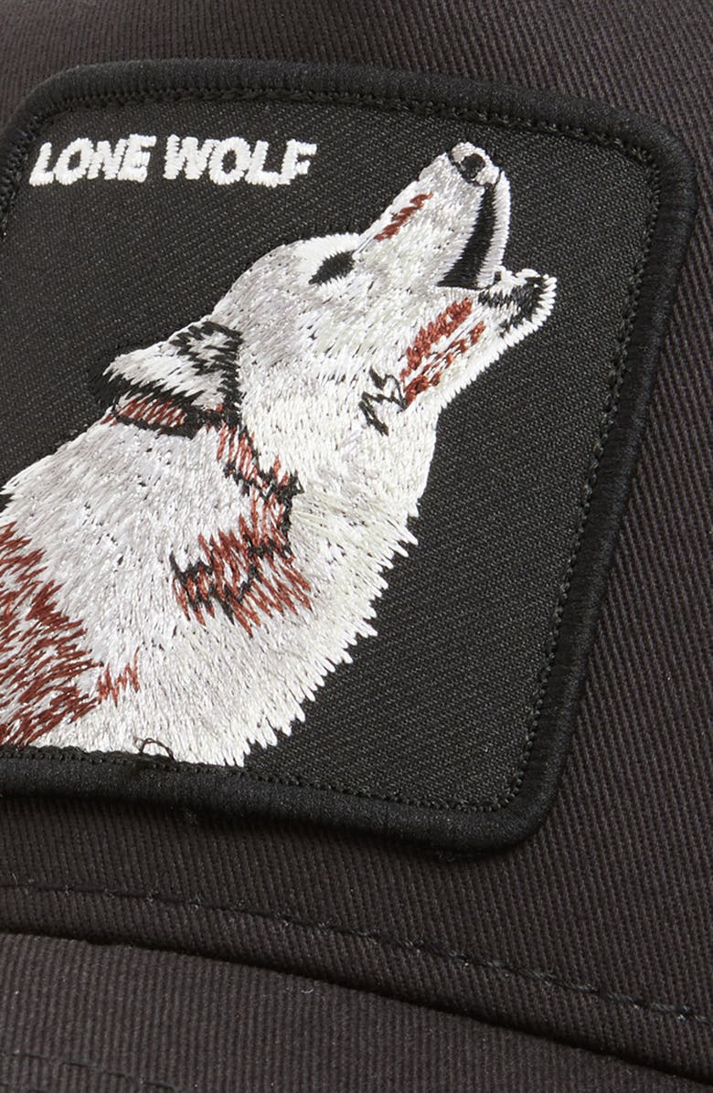 Goorin Bros. Lone Wolf Trucker Hat, Alternate, color, Void