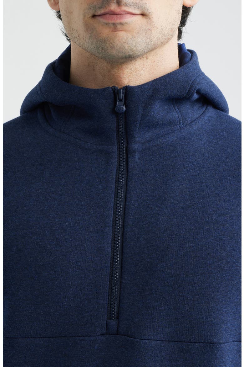 Calgary Quarter Zip Hoodie, Alternate, color, MALTESE BLUE