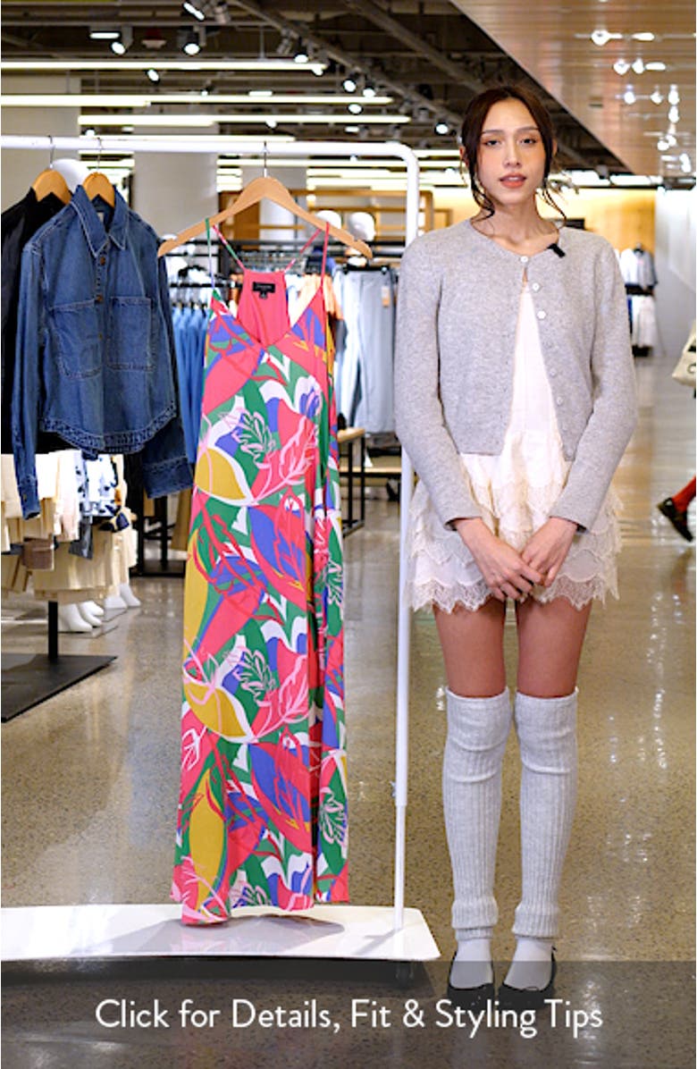 Printed Maxi Sundress, sales video thumbnail