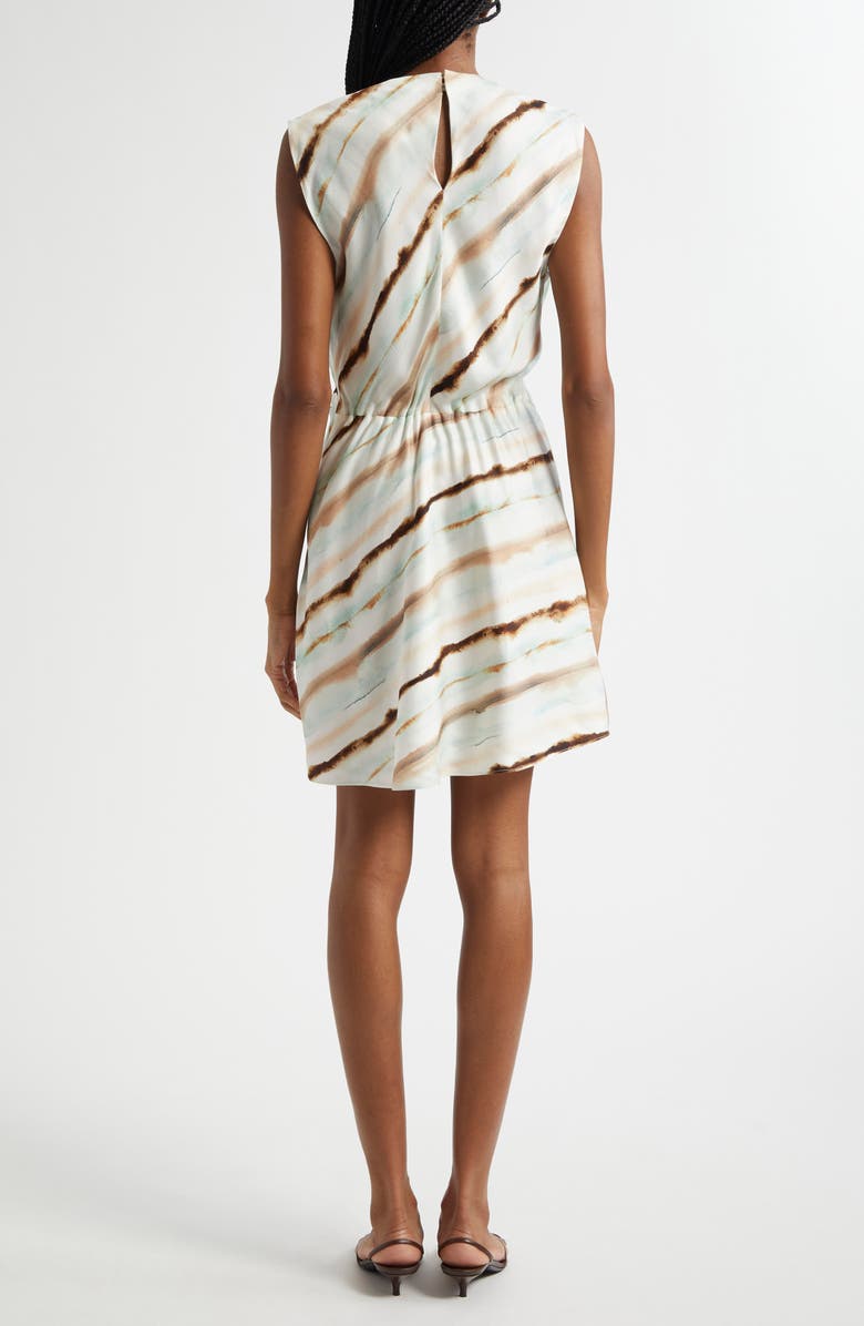 A.L.C. Delia Diagonal Stripe Sleeveless Dress, Alternate, color, Mint Multi