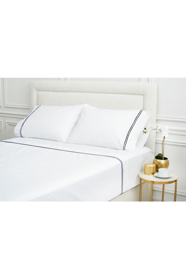 Legacy Onyx Bedding Sheet Collection, Main, color, Black