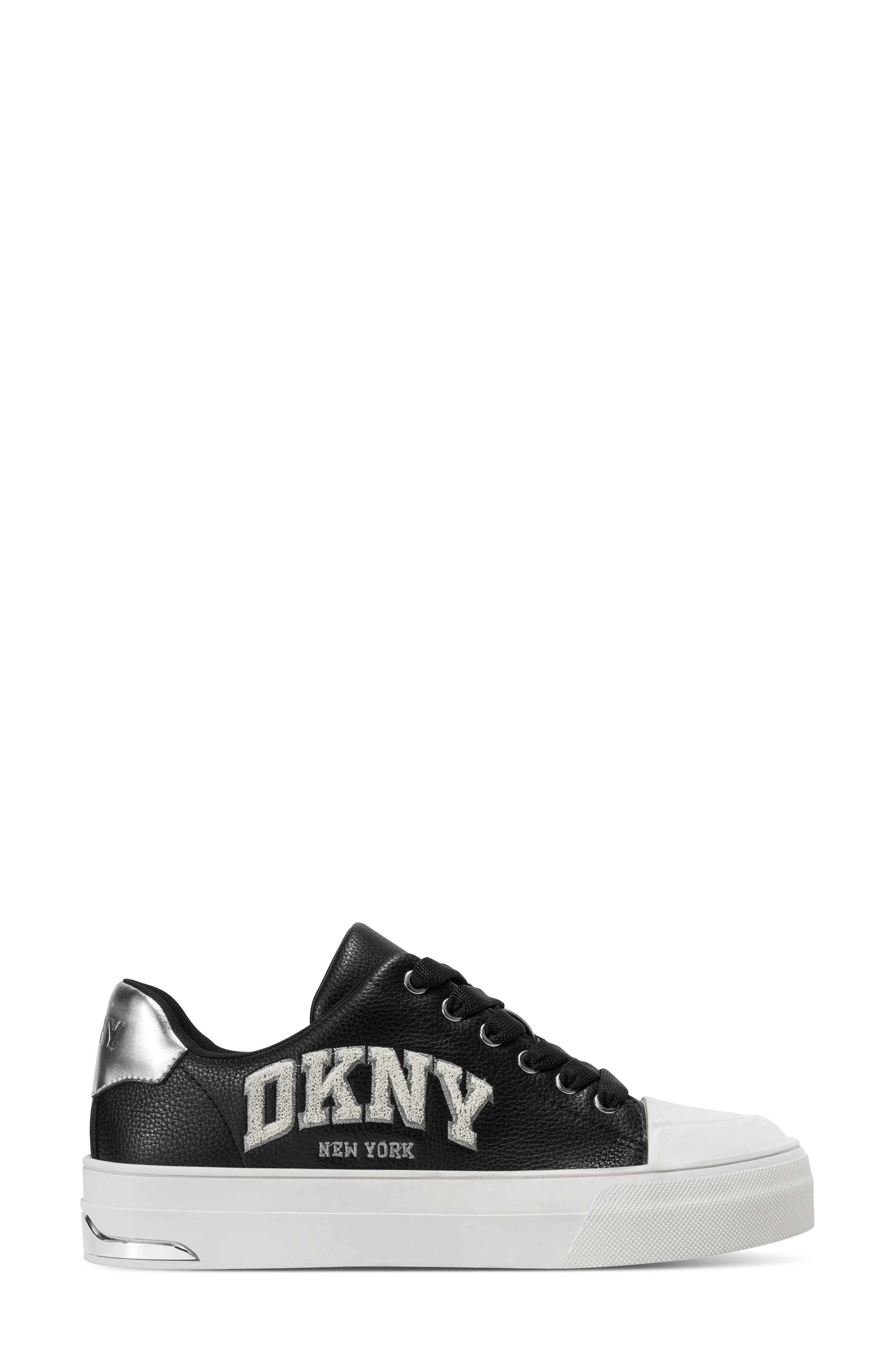 DKNY York Platform Sneaker, Alternate, color, Black