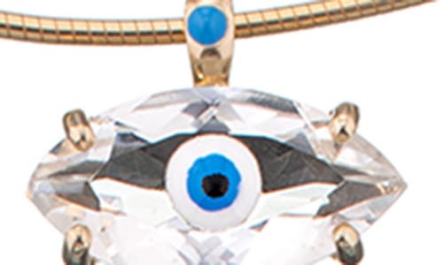 Bea Bongiasca Big Eye Pendant Necklace In Gold