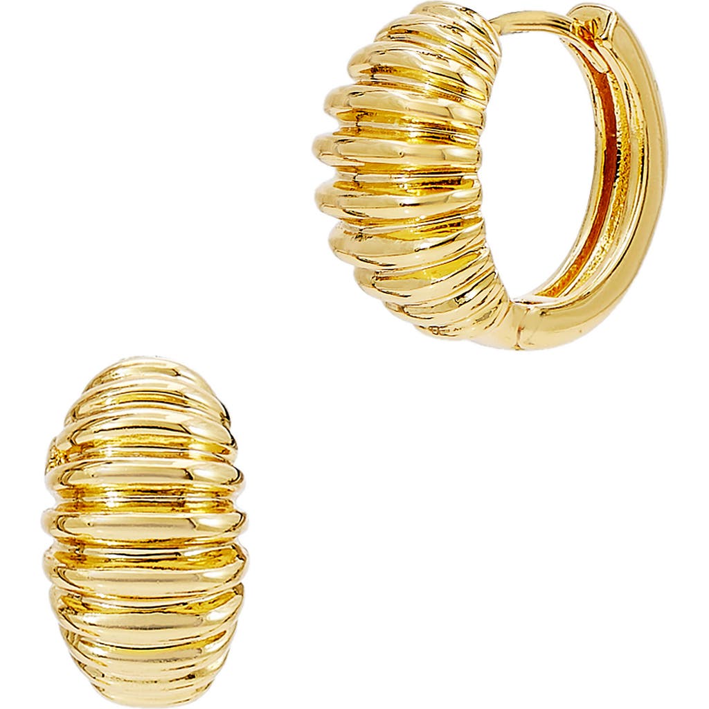 Savvy Cie Jewels Graham Hoop Ear In Yellow
