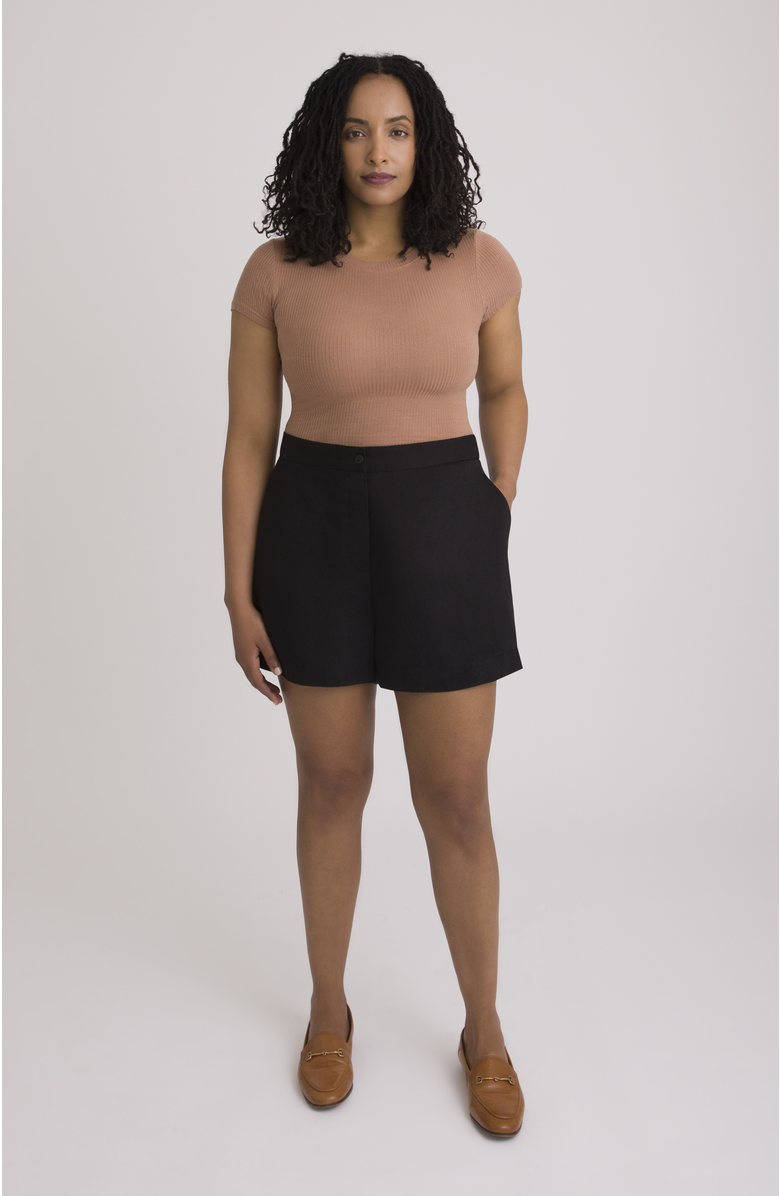 Aam The Label The Anywhere Short For Full Hips And Thighs, Alternate, color, Black