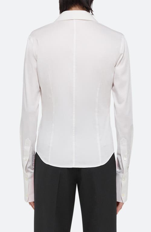 HELMUT LANG HELMUT LANG DARTED BUTTON-UP SHIRT