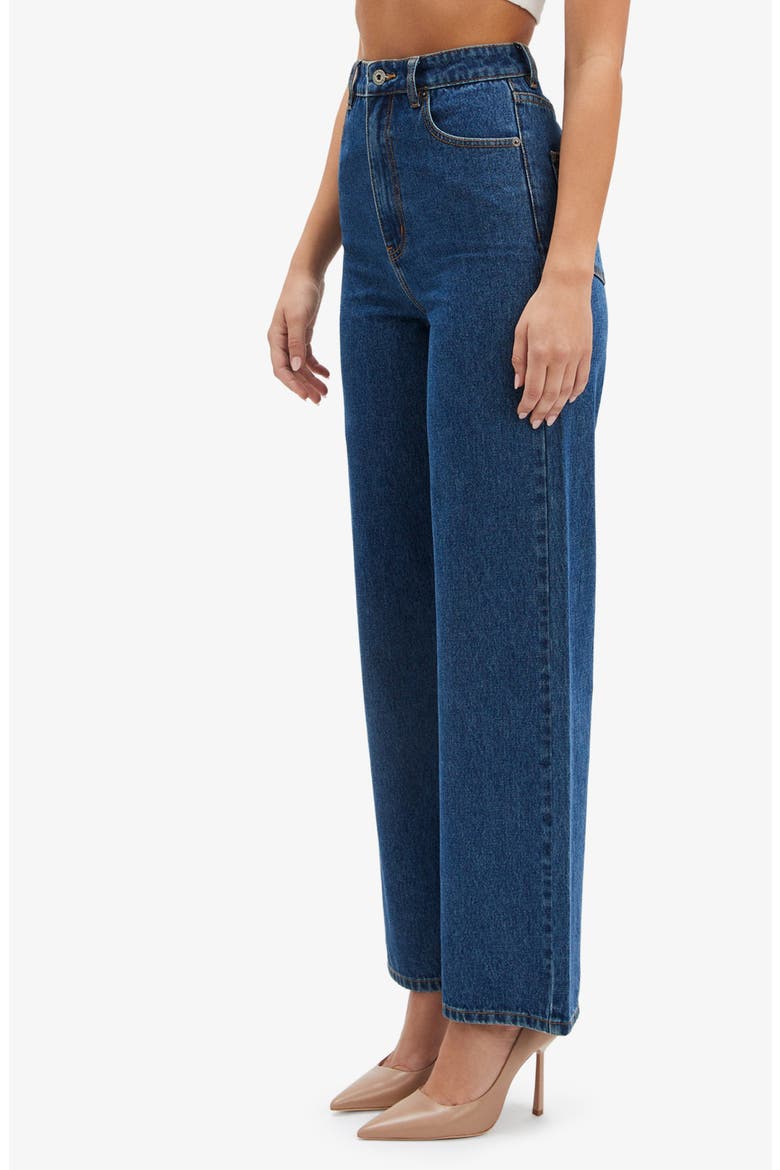 Cindy High Waist Wide Leg Jeans, Alternate, color, INDIGO