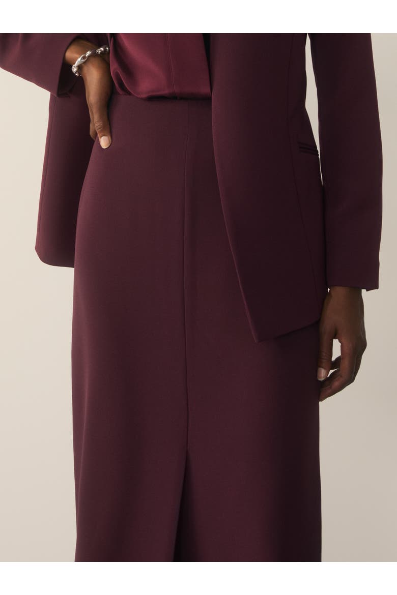 Clever Crepe Oliena Pencil Skirt, Alternate, color, Purple
