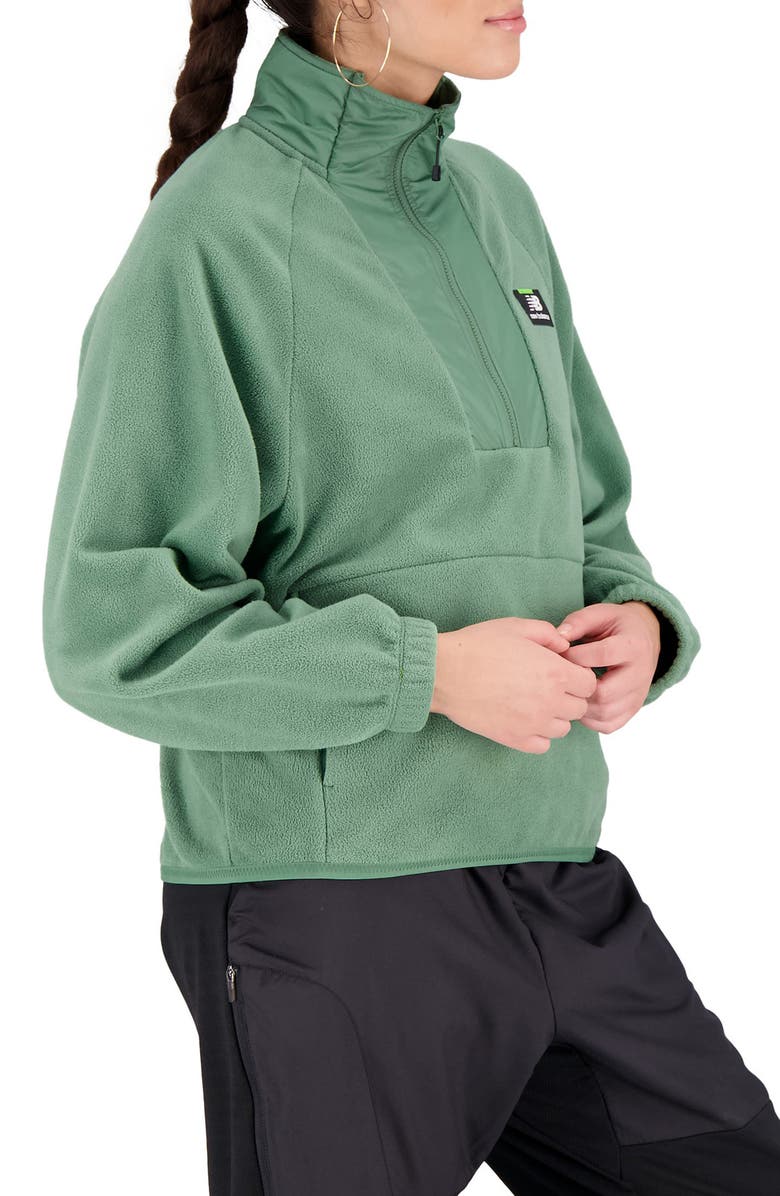 New Balance NB AT Polar Fleece Half Zip Pullover, Alternate, color,
