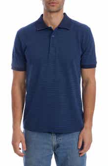 Short Sleeve Ribbed Jacquard Polo