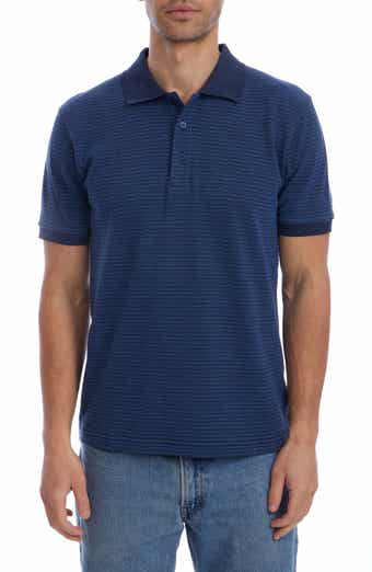 Short Sleeve Ribbed Jacquard Polo