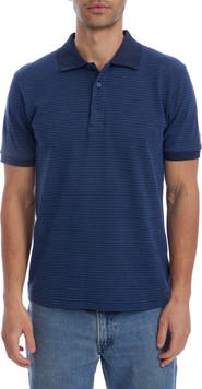 PX Short Sleeve Ribbed Jacquard Polo