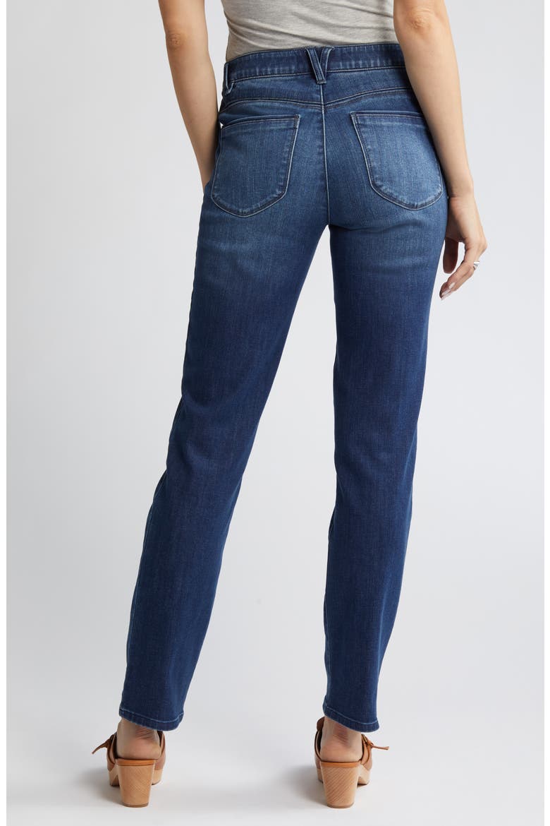 'Ab'Solution Straight Leg Jeans (Nordstrom Exclusive), Alternate, color, BLUE