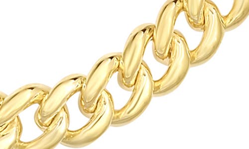 Glaze Jewelry Box & Curb Chain Necklace In Gold