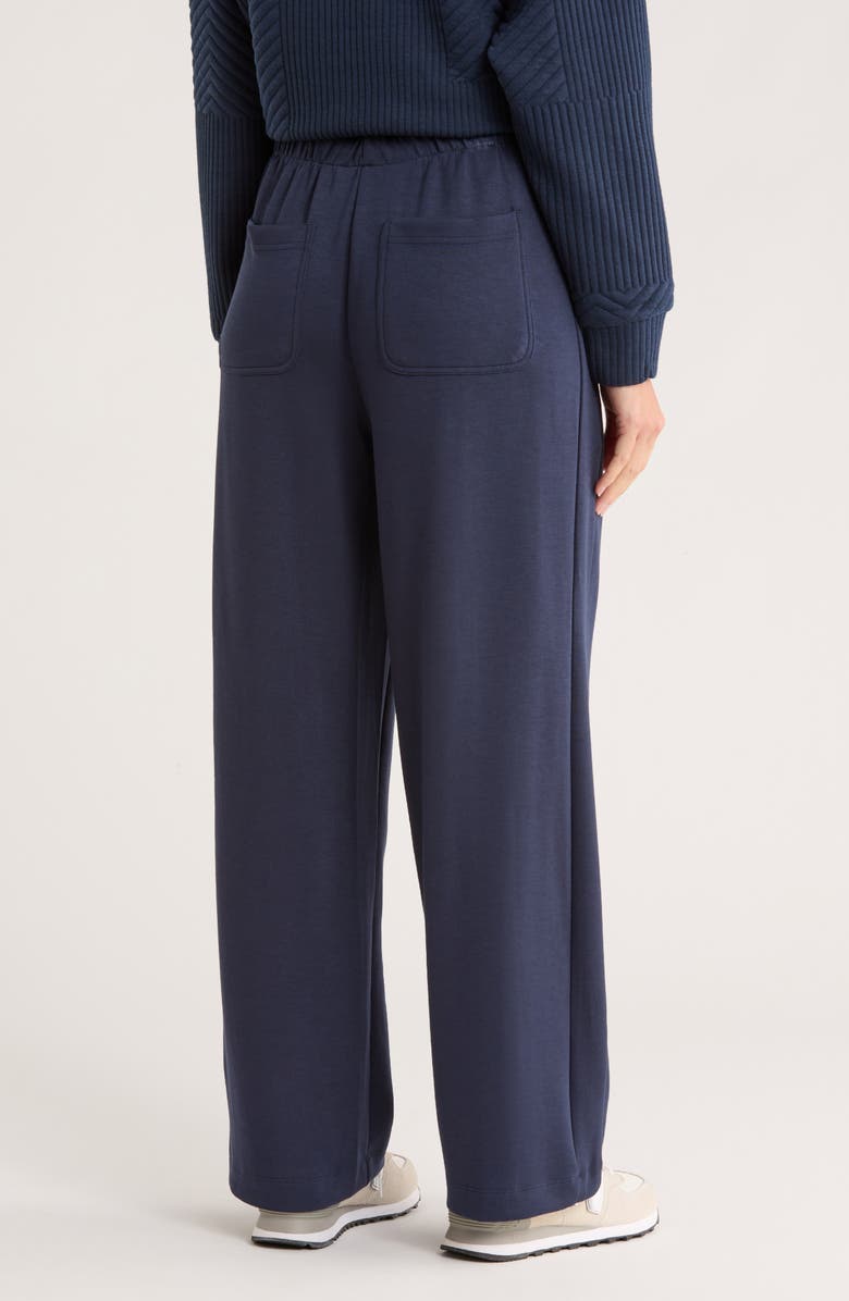 Nanette Lepore Play Wide Leg Activewear Pants, Alternate, color, Dark Sapphire