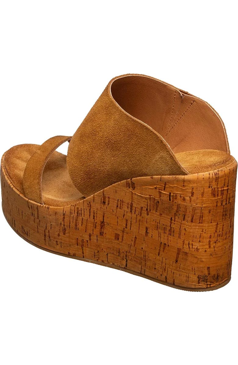 ANTELOPE Aurora Platform Wedge Sandal, Alternate, color, Cognac