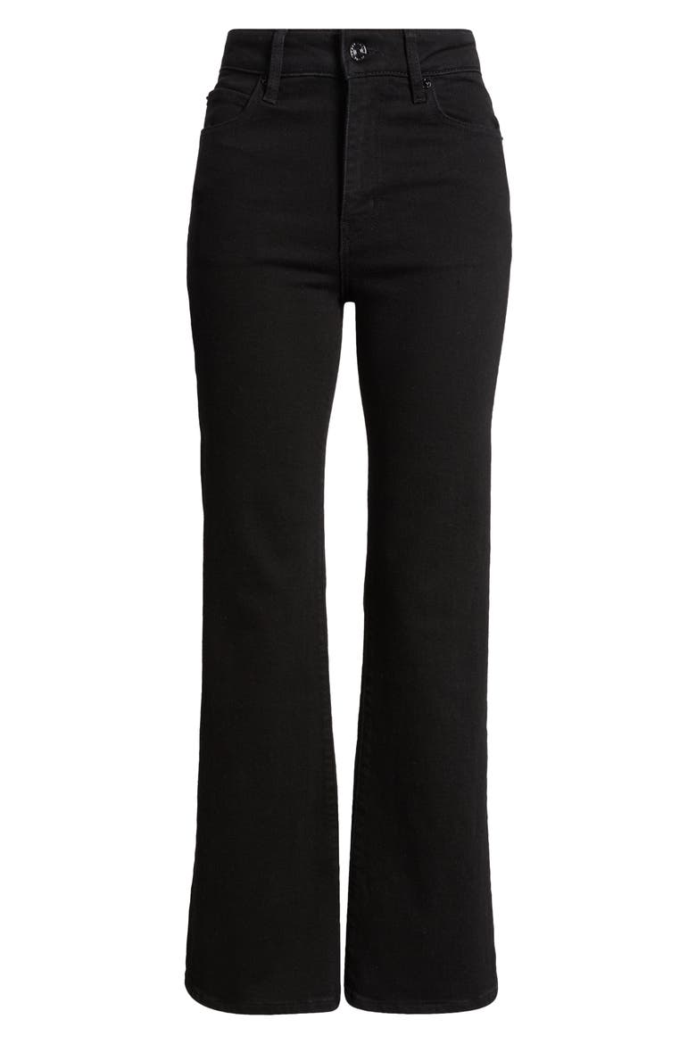 The Pixie Arrow High Waist Relaxed Bootcut Jeans, Alternate, color, SMOKESCREEN