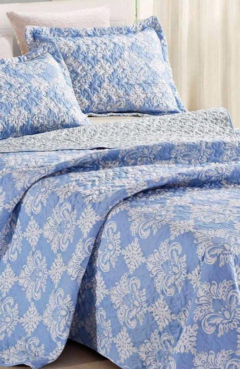 Floral Quilt & Sham Set