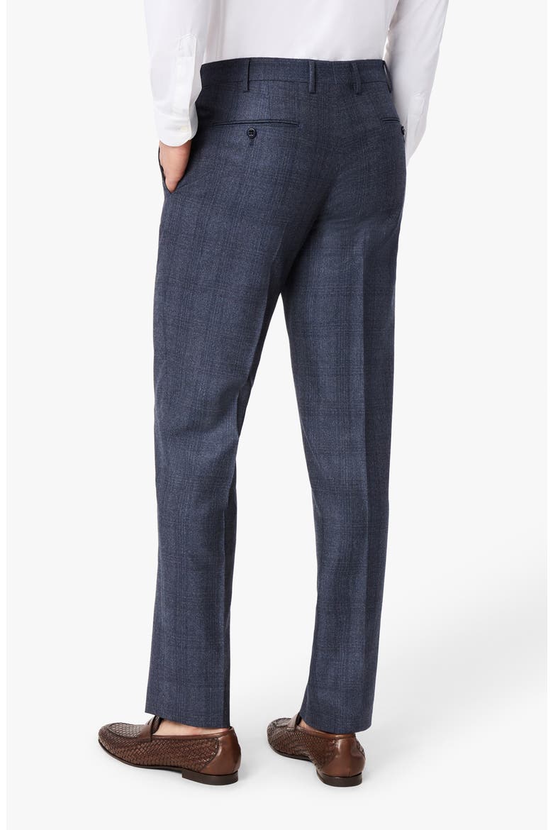 Parker Glen Plaid Wool Trousers, Alternate, color, BLUE