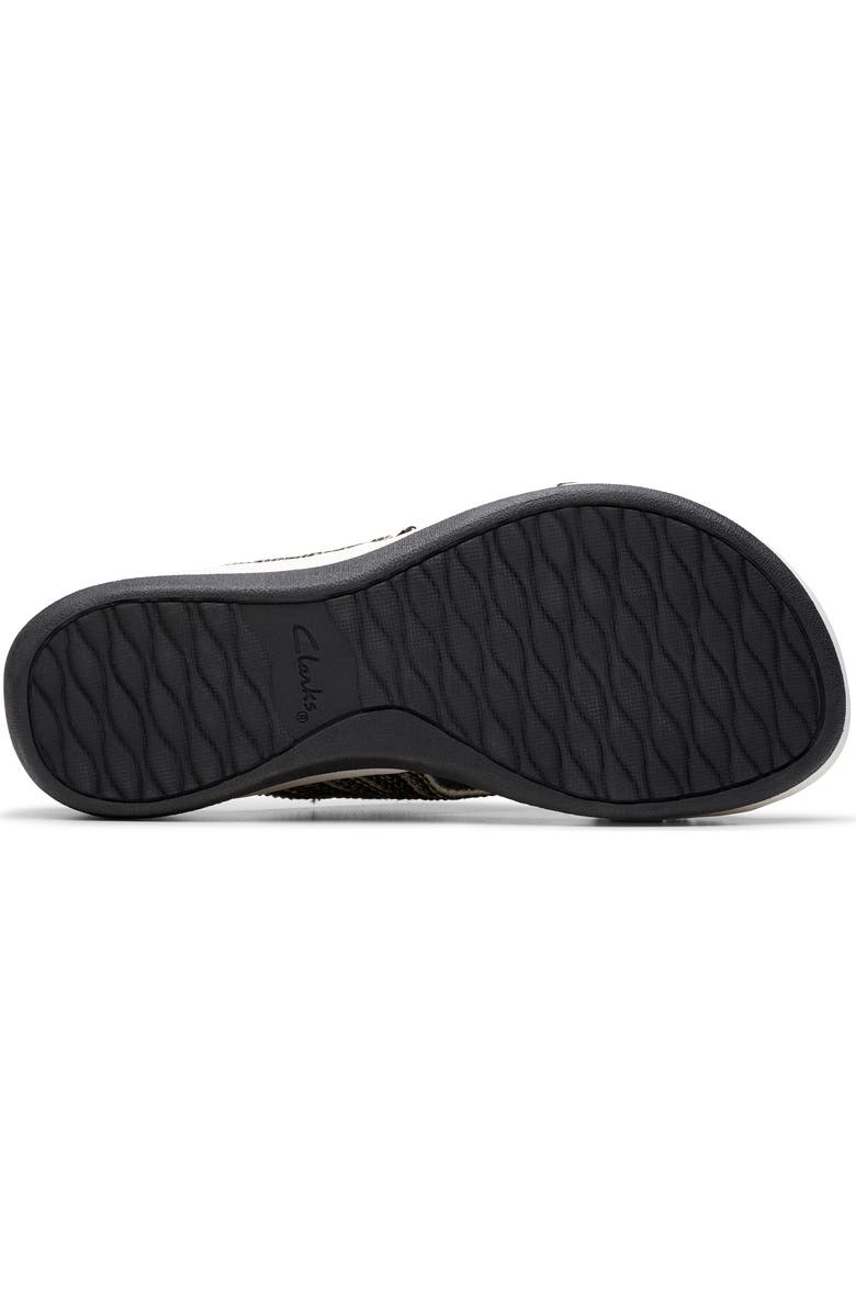 Clarks<sup>®</sup> Arla Wave Sandal, Alternate, color, Black Combi