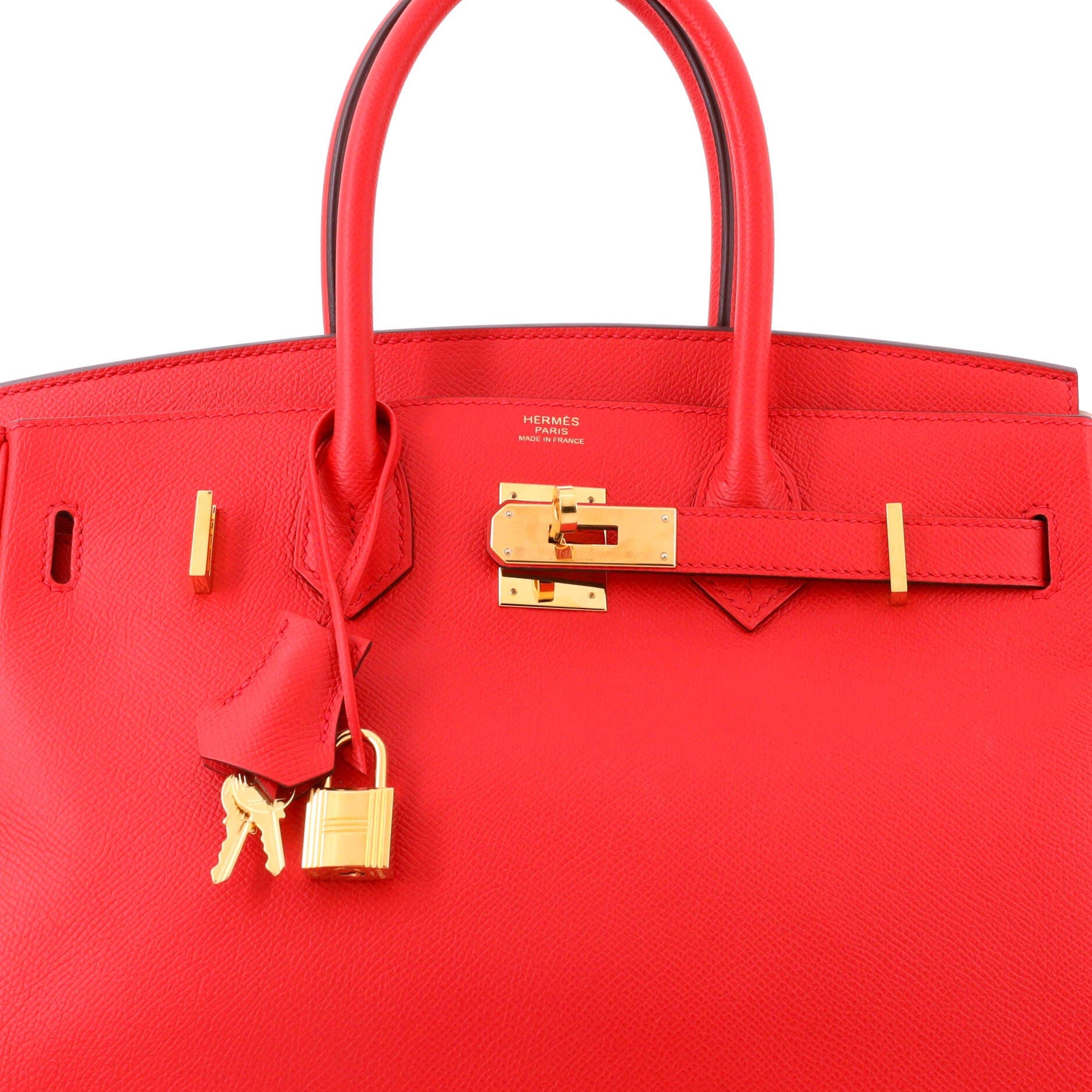 Pre-Owned Hermes Birkin Handbag Pink Epsom with Gold Hardware 30, Alternate, color, Bougainvillier