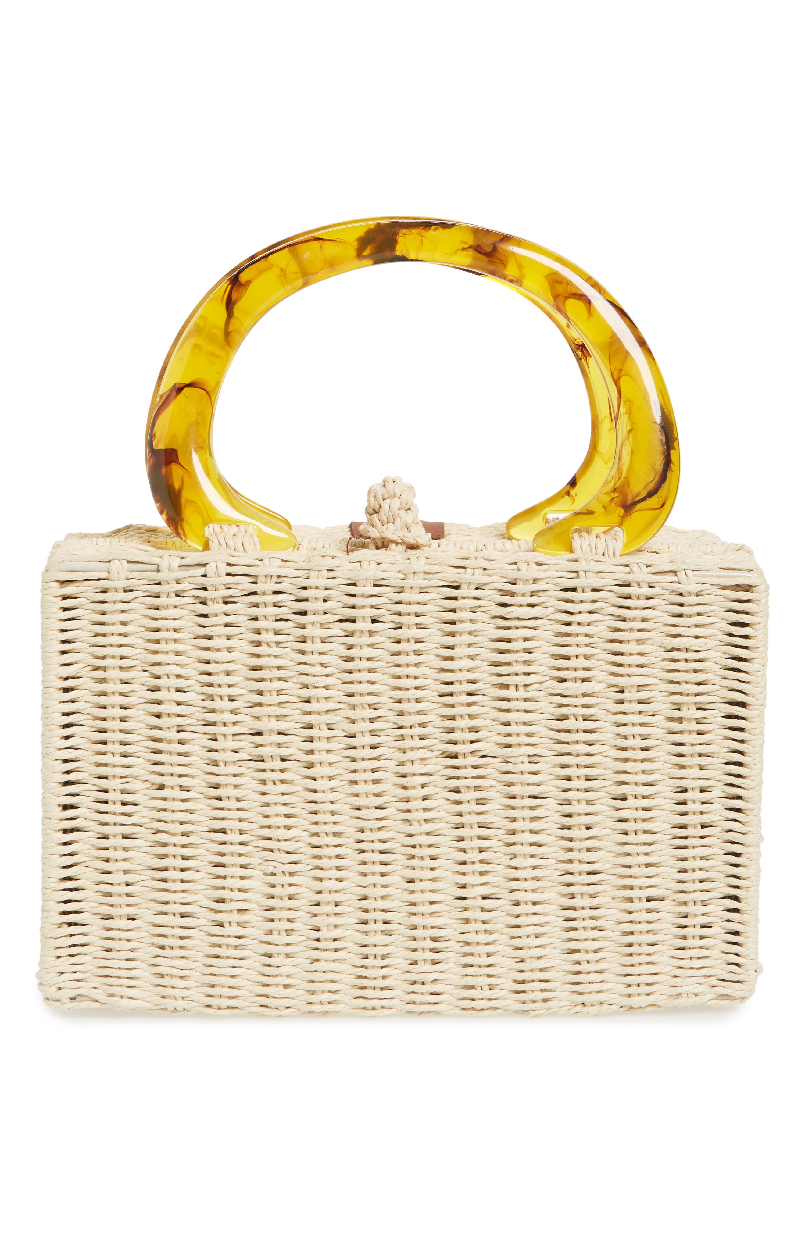 Brixton Avalon Straw Top Handle Bag, Main, color, 