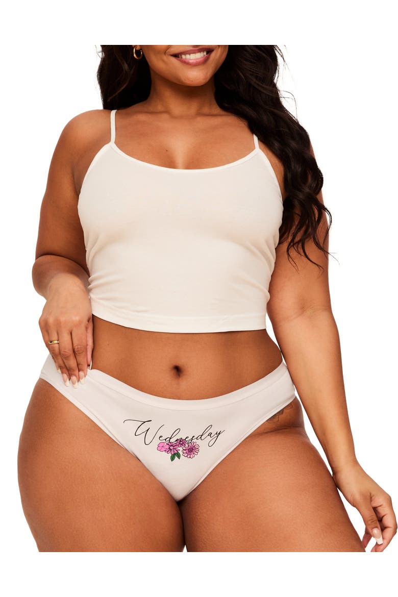Elaina Bikini Panties Pack of 7, Alternate, color, Placement pink