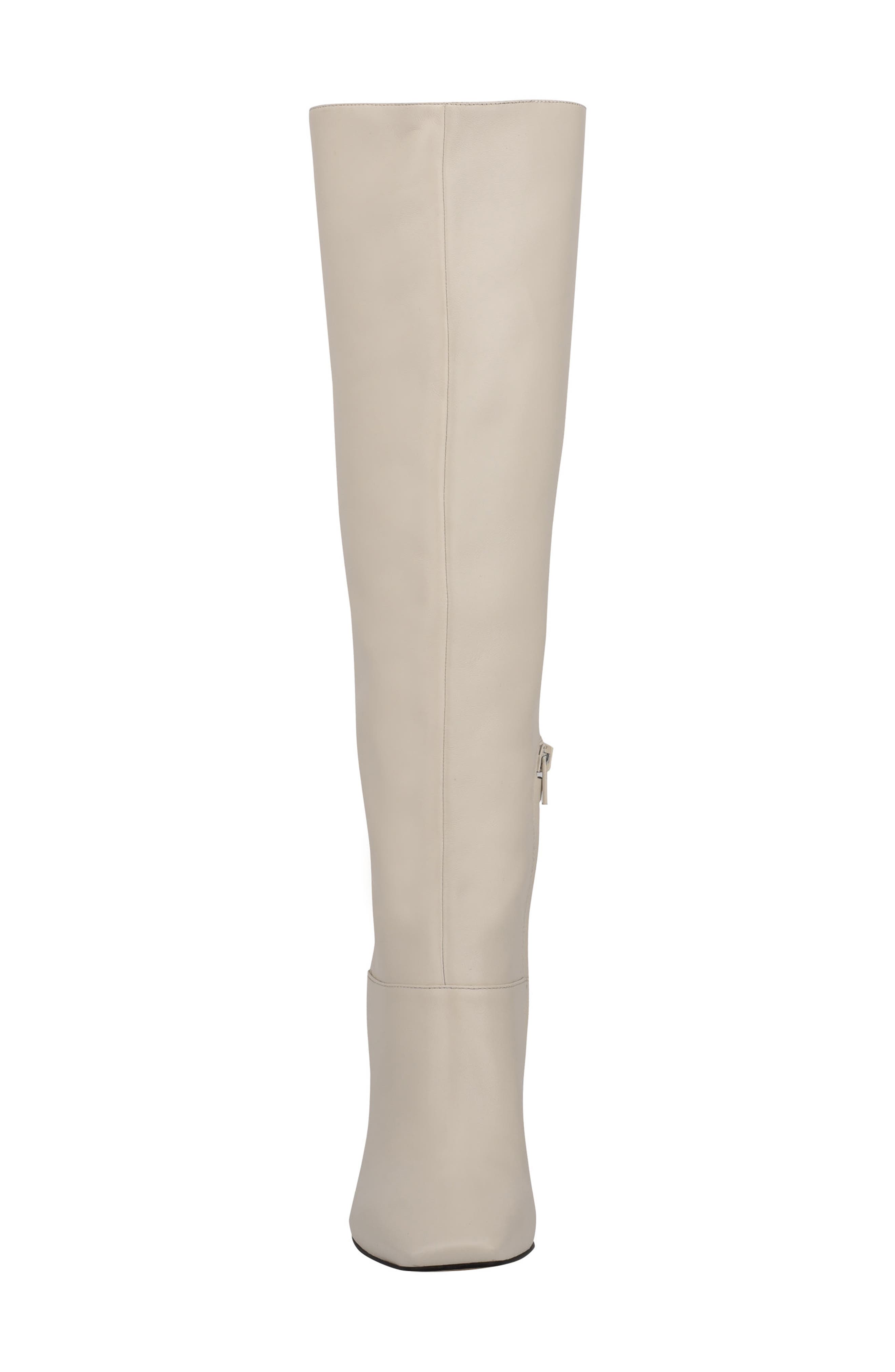 Jakke Knee High Boot, Alternate, color, CREAM LEATHER
