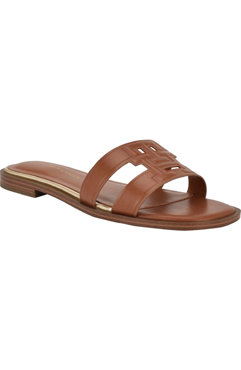 Tommy Hilfiger Terenz Slide Sandal, Main, color, British Tan