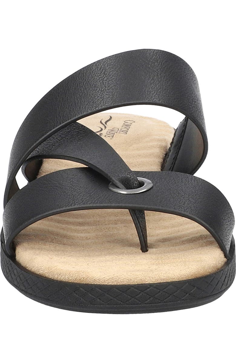 EASY STREET Gulf Toe Thong Sandal, Alternate, color, Black