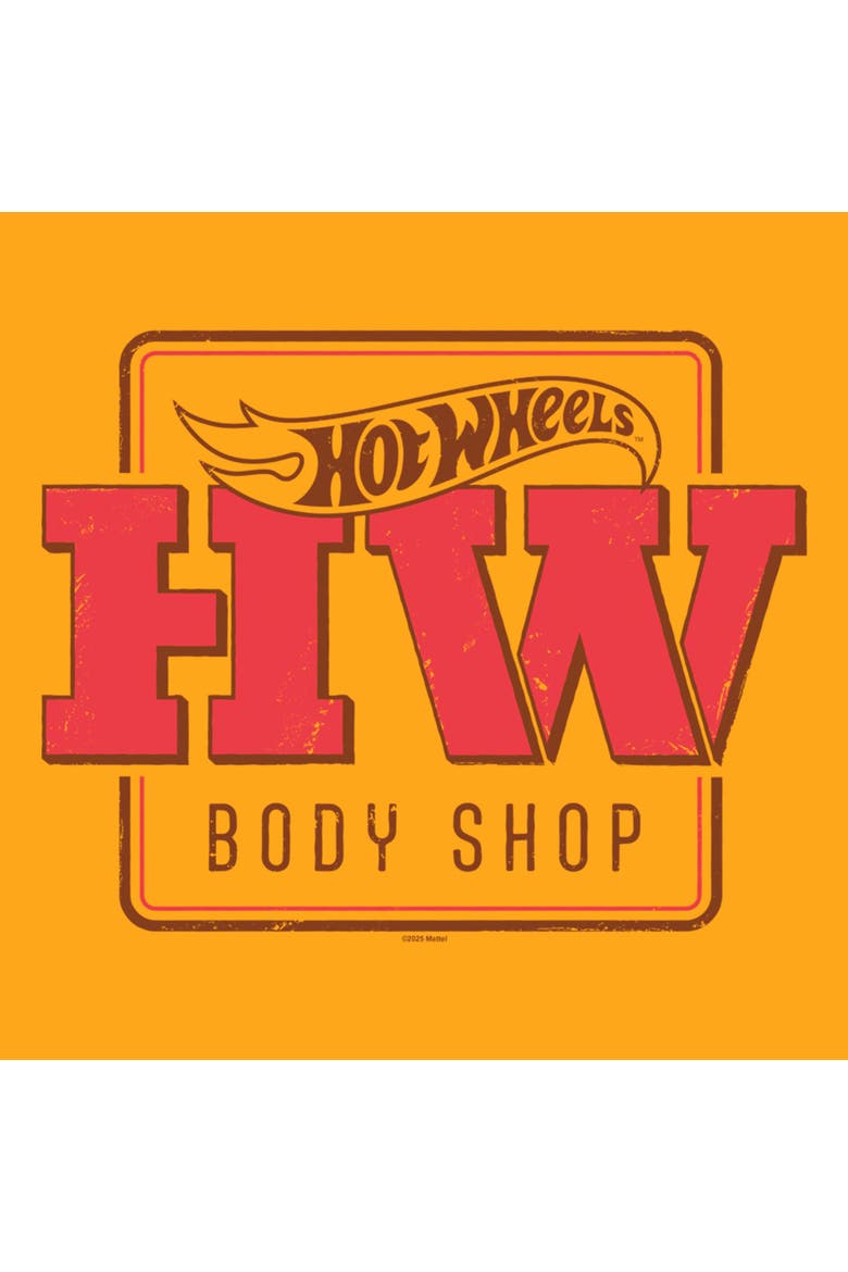 Men's Hot Wheels HW Body Shop Frame  Graphic T-Shirt, Alternate, color, Gold