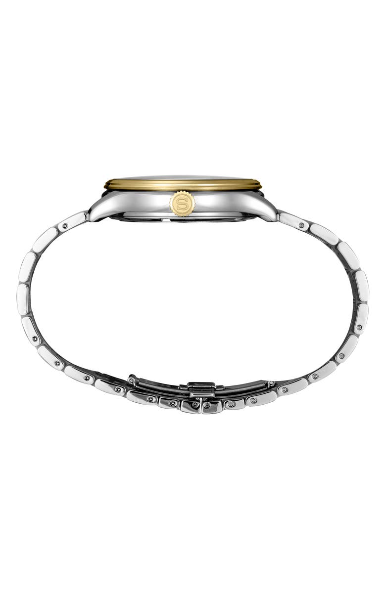 SEIKO WATCHES Presage Automatic Bracelet Watch, 41.8mm, Alternate, color, Two Tone
