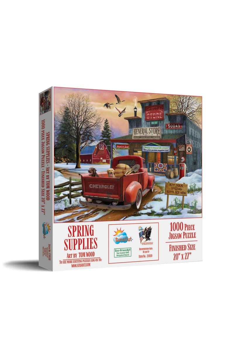 Sunsout Spring Supplies 1000 piece Jigsaw Puzzle for Adults, Main, color, Multicolor