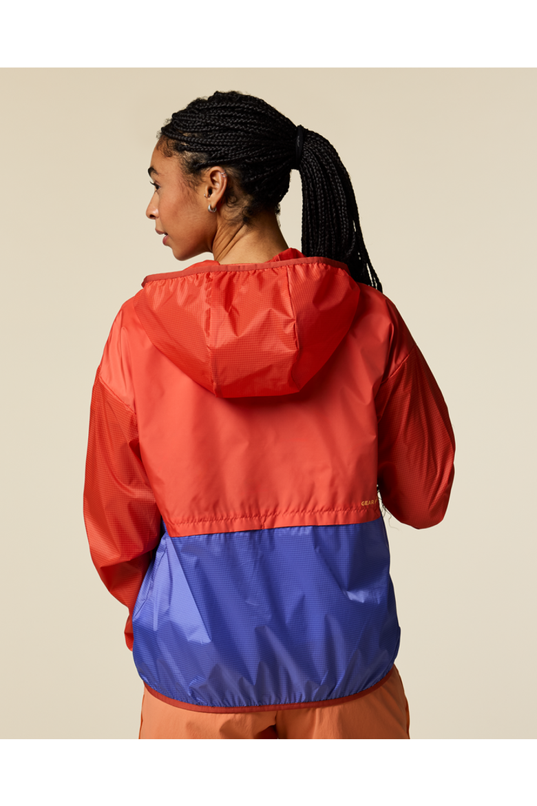 Teca Half-Zip Windbreaker - Women's, Alternate, color, Smell the Begonias