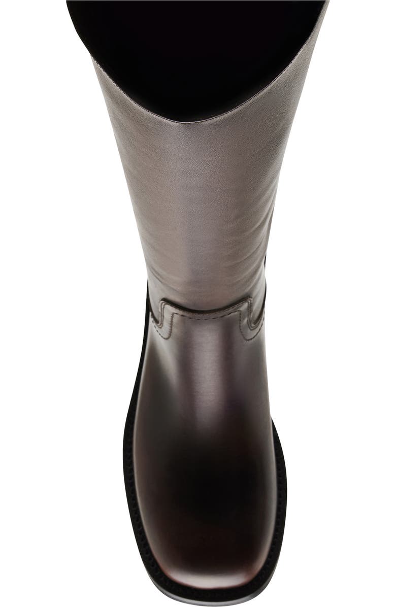 Steve Madden Riggs Knee High Boot, Alternate, color, Brn Distre