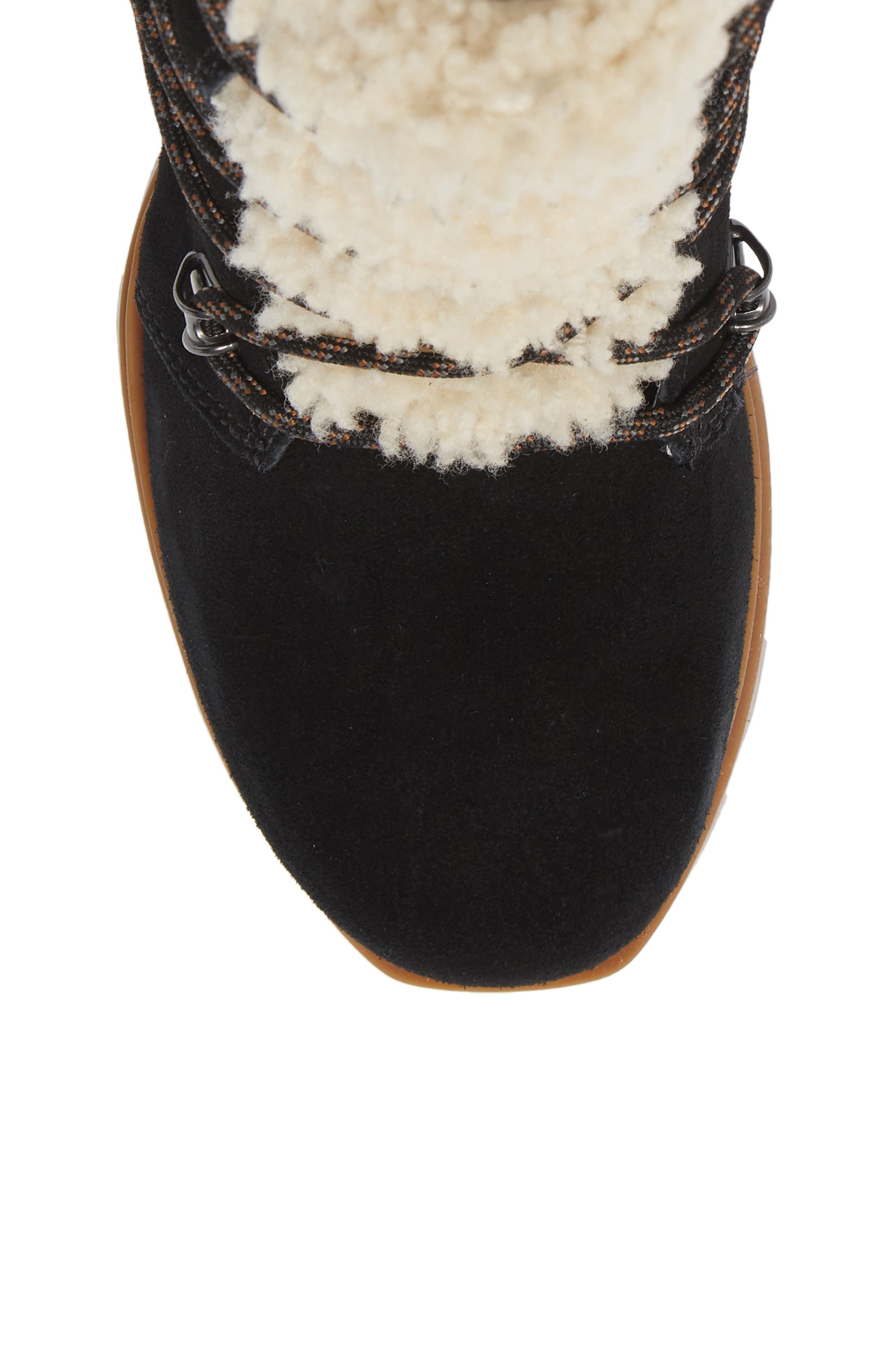 SOREL Joan of Arctic III Genuine Shearling Trim Waterproof Wedge Boot, Alternate, color, 