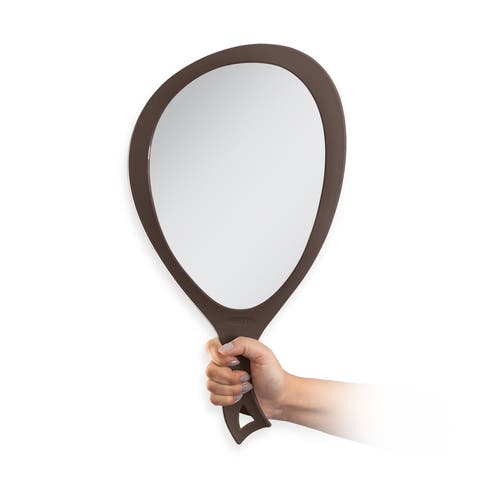 XL Teardrop Handheld Mirror with Handle